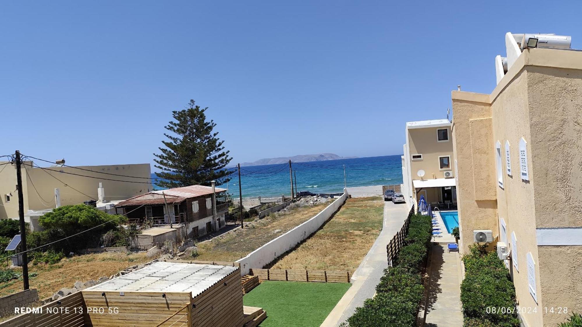 Niros Beachfront Aparthotel Kokkini Hani エクステリア 写真